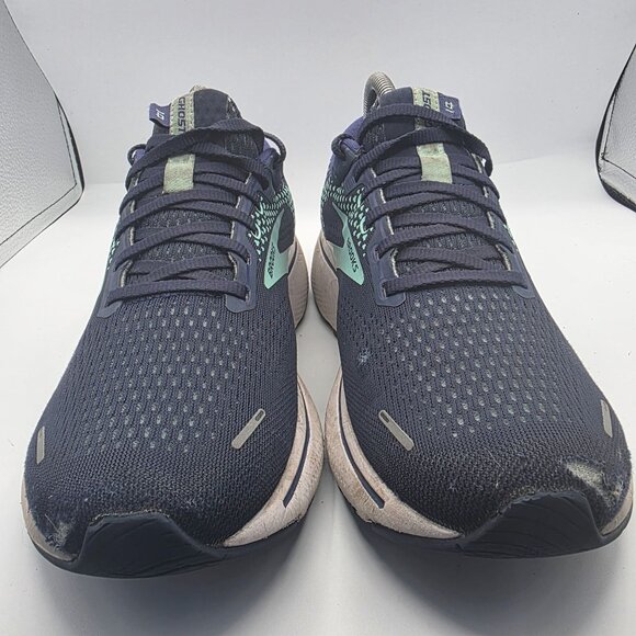Brooks Ghost 14 Womens Size 10 Purple Peacoat Yucca Athletic Shoes Running - Picture 13 of 14